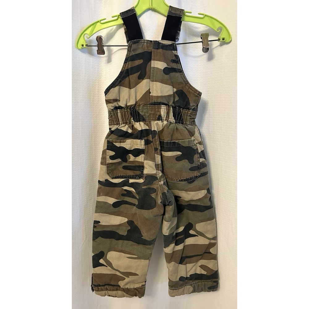 Walls Camo Bib Overalls Kids Toughwear Youth Sz XS Insulated - Picture 2 of 7